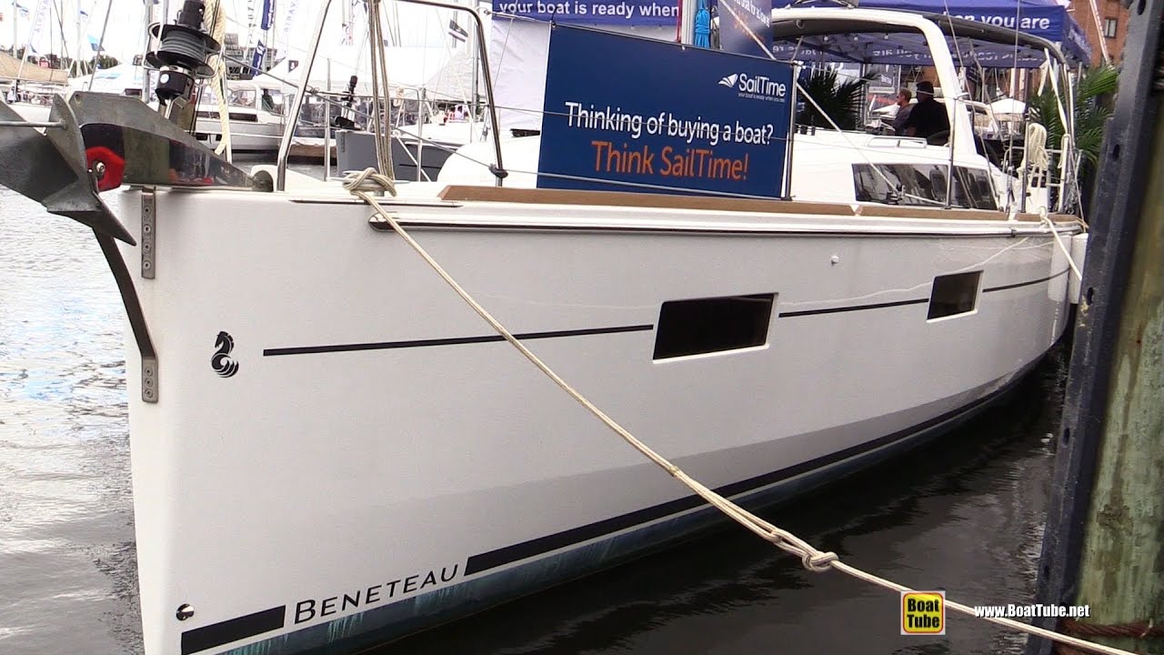 2016 Beneteau Oceanis 38 Sailing Yacht - Deck Interior Walkaround - 2016 Annapolis Sail Boat Show