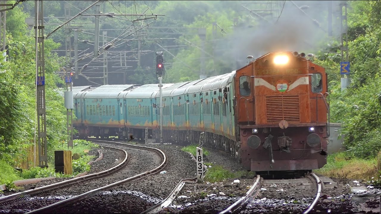 Beautiful Konkan Railways | GANAPATI Special Trains | ALCo vs EMD | Indian Railways