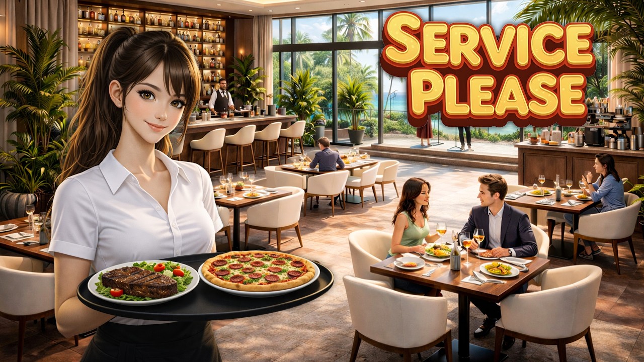 Service Please - Restaurant Management Simulator | Long Gameplay | No Commentary