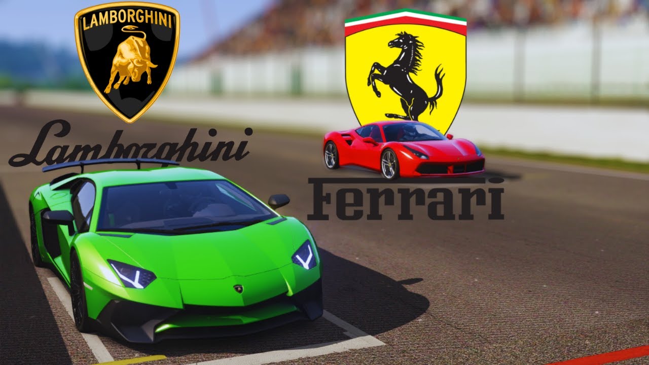 Ferrari vs Lamborghini | Spa-Francorchamps | 488 GTB vs Aventador
