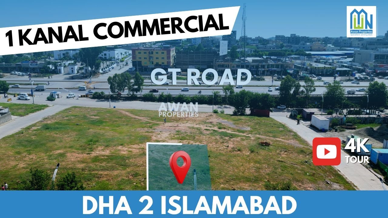 1Kanal Commercial Plot For Sale - Al-Ghurair Giga, Phase 2, DHA Islamabad - Prime Opportunity