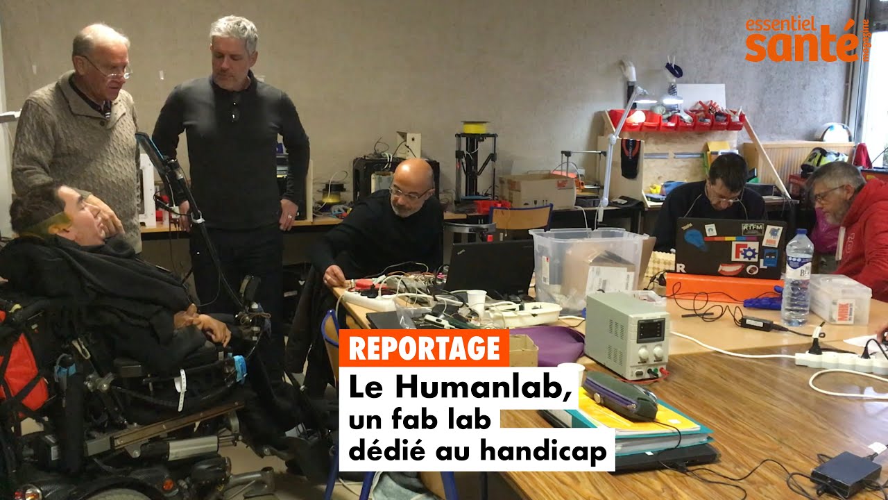 Le Humanlab, un fab lab dédié au handicap