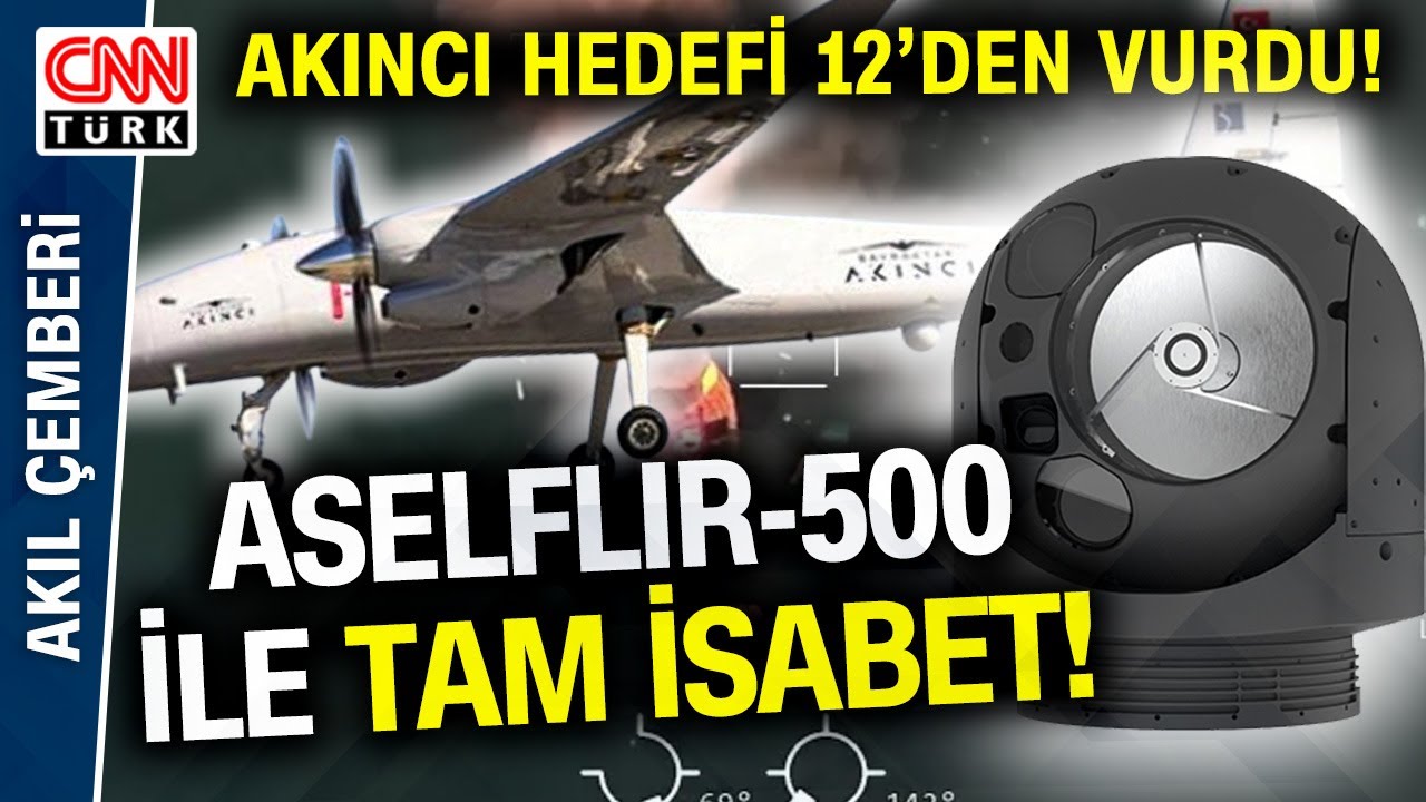 Akıncı TİHA'da Kullanılan Elektro-Optik Hedefleme Sistemi ASELFLIR-500'ün Özellikleri!