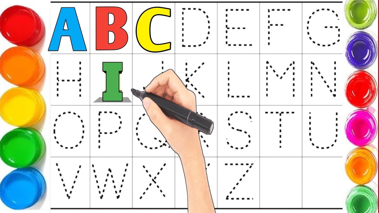 ABC Alphabet | Easy abcd | ABC Song for Kids | Learn A to Z Phonics & Dotted Writing ABCD Class- 124