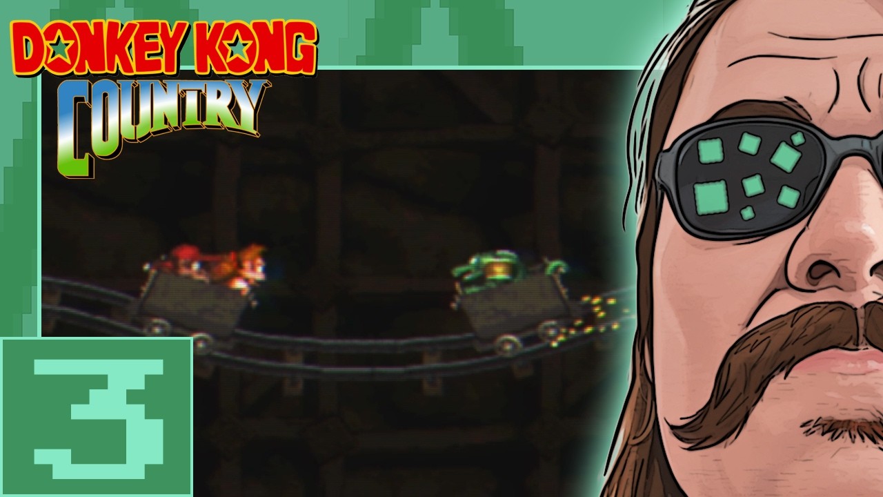 Donkey Kong Country - Minecart Mania Continues! - Part 3