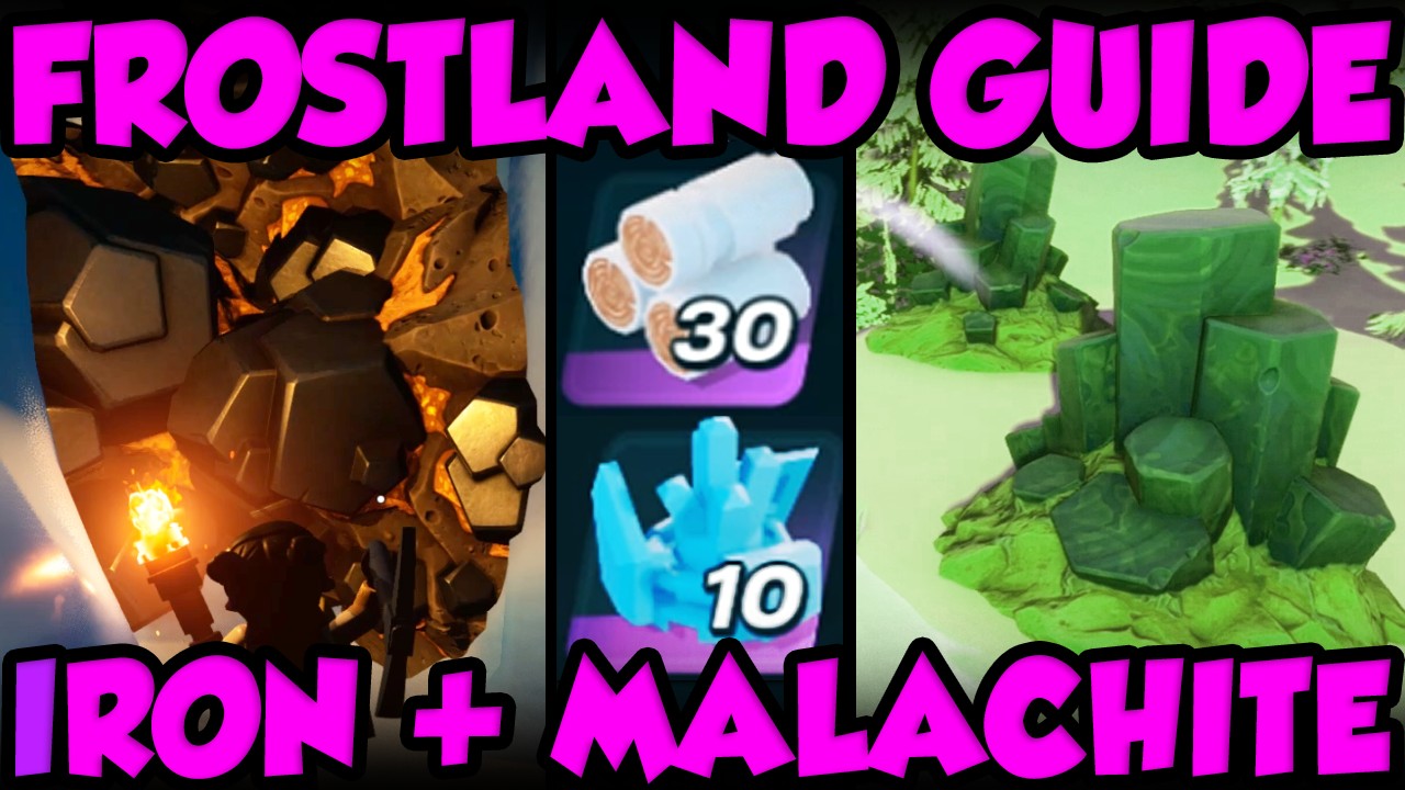 LEGO FORTNITE FROSTLANDS GUIDE! How To Get Frostpine, Iron, Sapphire, and Malachite In Lego Fortnite