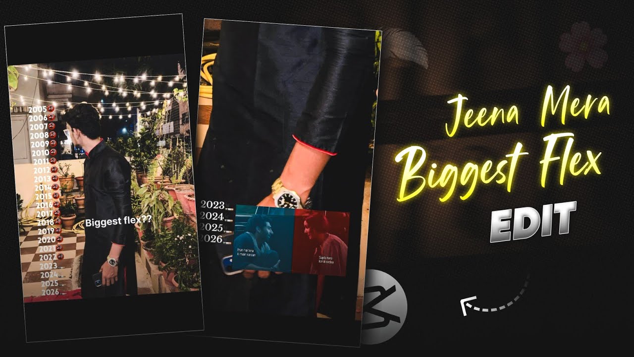 Biggest Flex Reels Editing | Jeena Mera Haye Song Reel Editing | New Trending Instagram Reel Editing