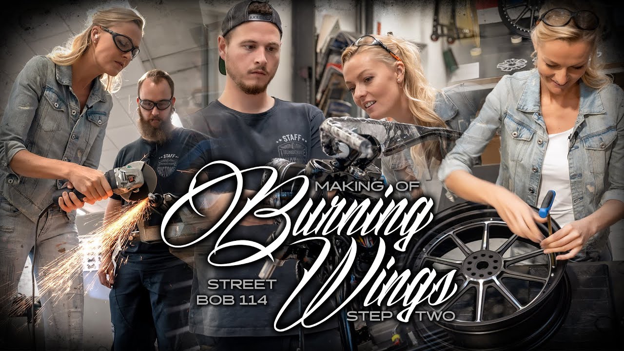 Thunderbike Burning Wings  - Harley-Davidson Street Bob for Miriam H&ouml;ller Teil 2   4K