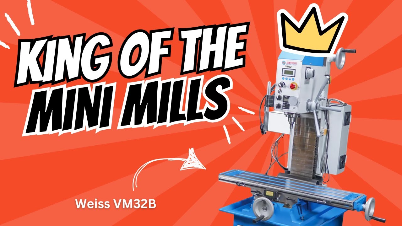 Weiss Mini Mill VM32B: Mini Mill KING #minimill #minimachine #machinist #millingmachines