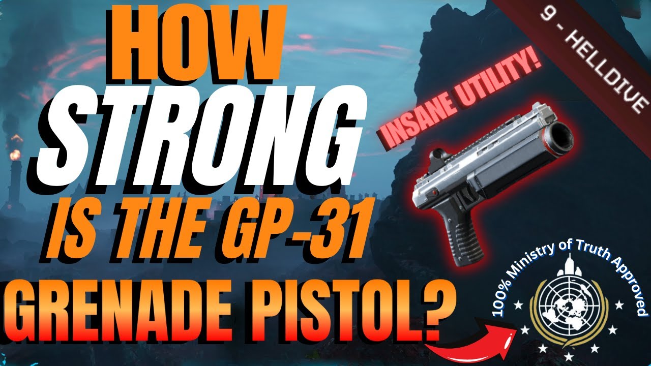 GP-31 Grenade Pistol Stress Test & BREAKDOWN in Helldivers 2