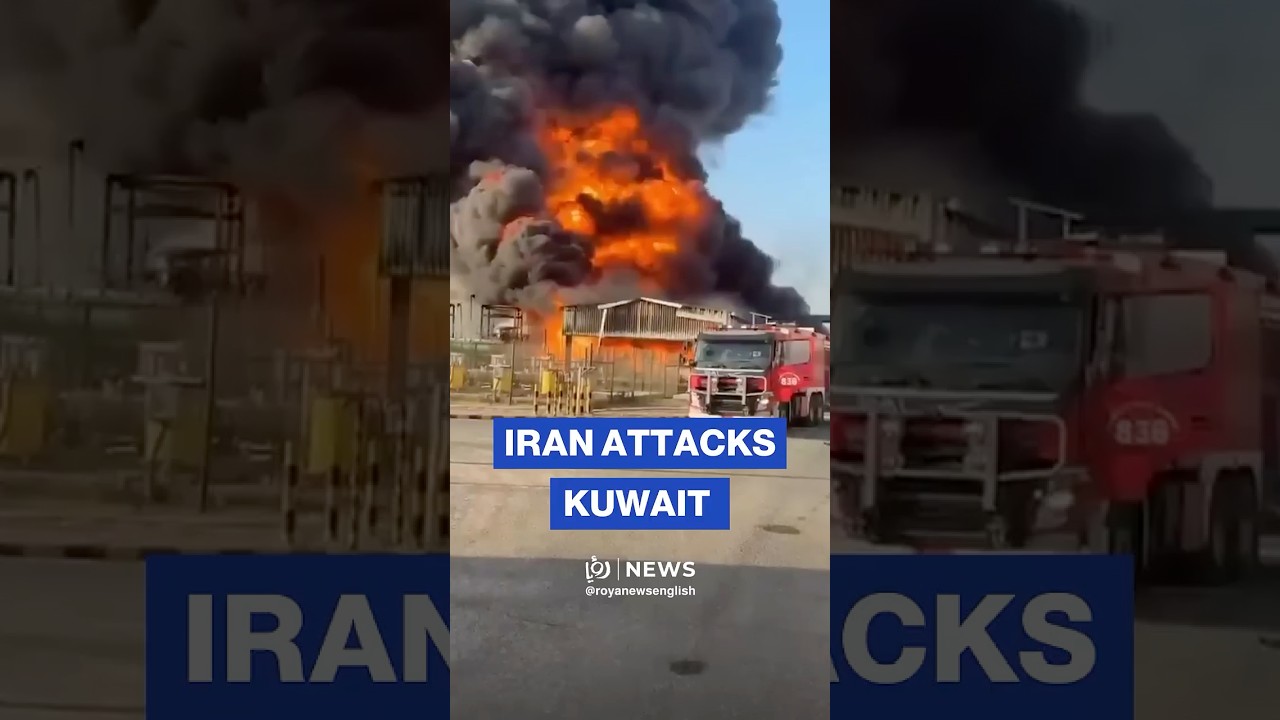 🇰🇼 🇮🇷 Footage allegedly showing Iranian attack on Kuwaiti police academy