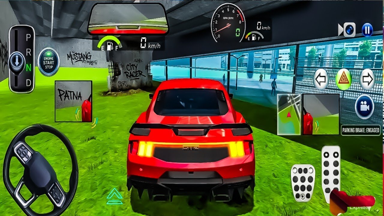 Red Colour SUV Car Parking The New Welding Driving Class Game-3D Simulator Gameplay #Android game