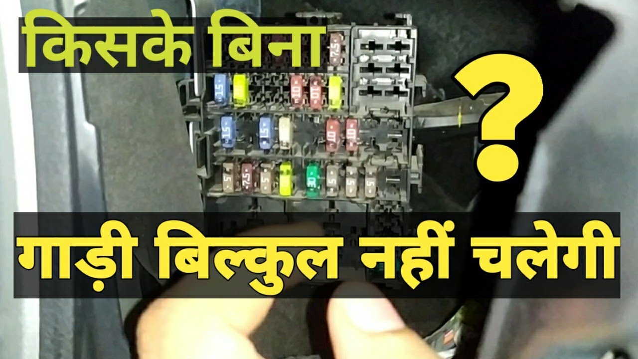 Most important fuses in your car.