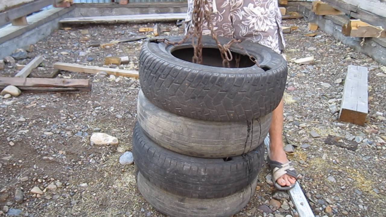 Груша из шин ( Своими руками ) T.L.N