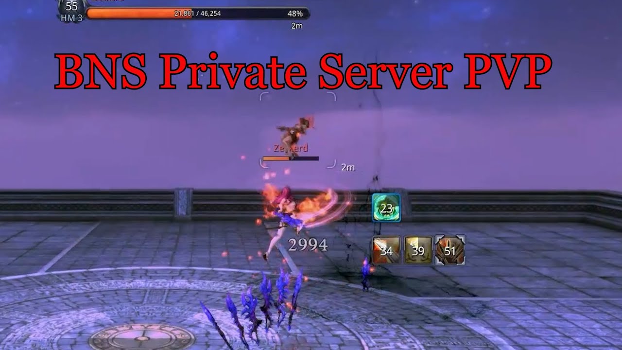 My First PVP Match on BNS PvP Private server