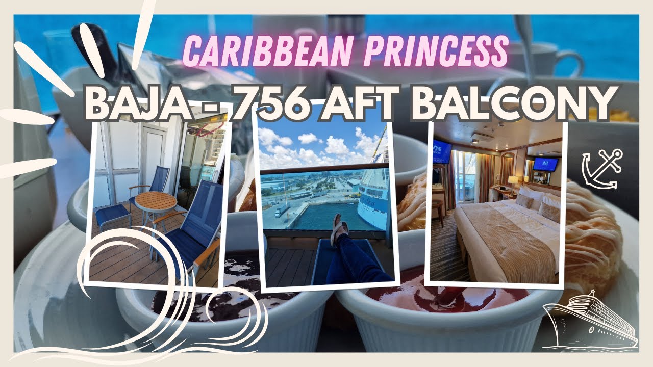 Step Inside Caribbean Princess Cabin B756! Room Tour