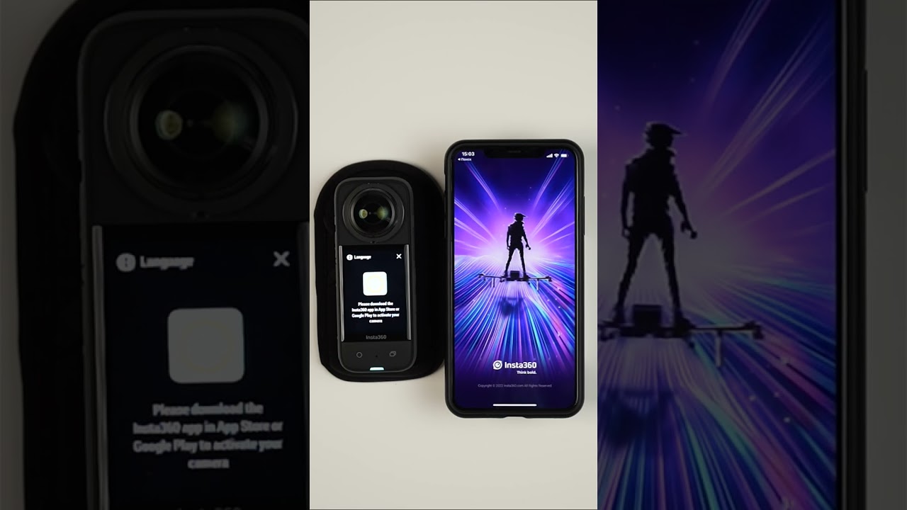 Активация и обновление Insta 360 One X3.