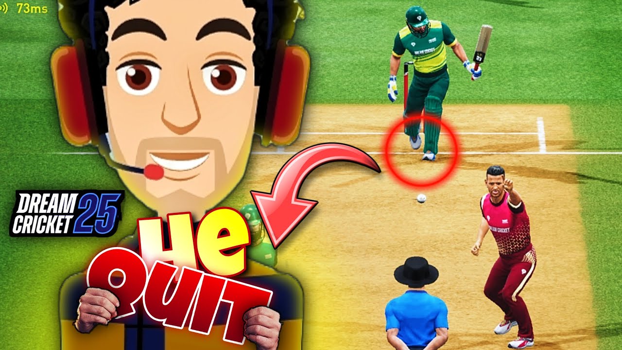I'm Forcing Opponents to Quit! With My Dream Team in Dream Cricket 25