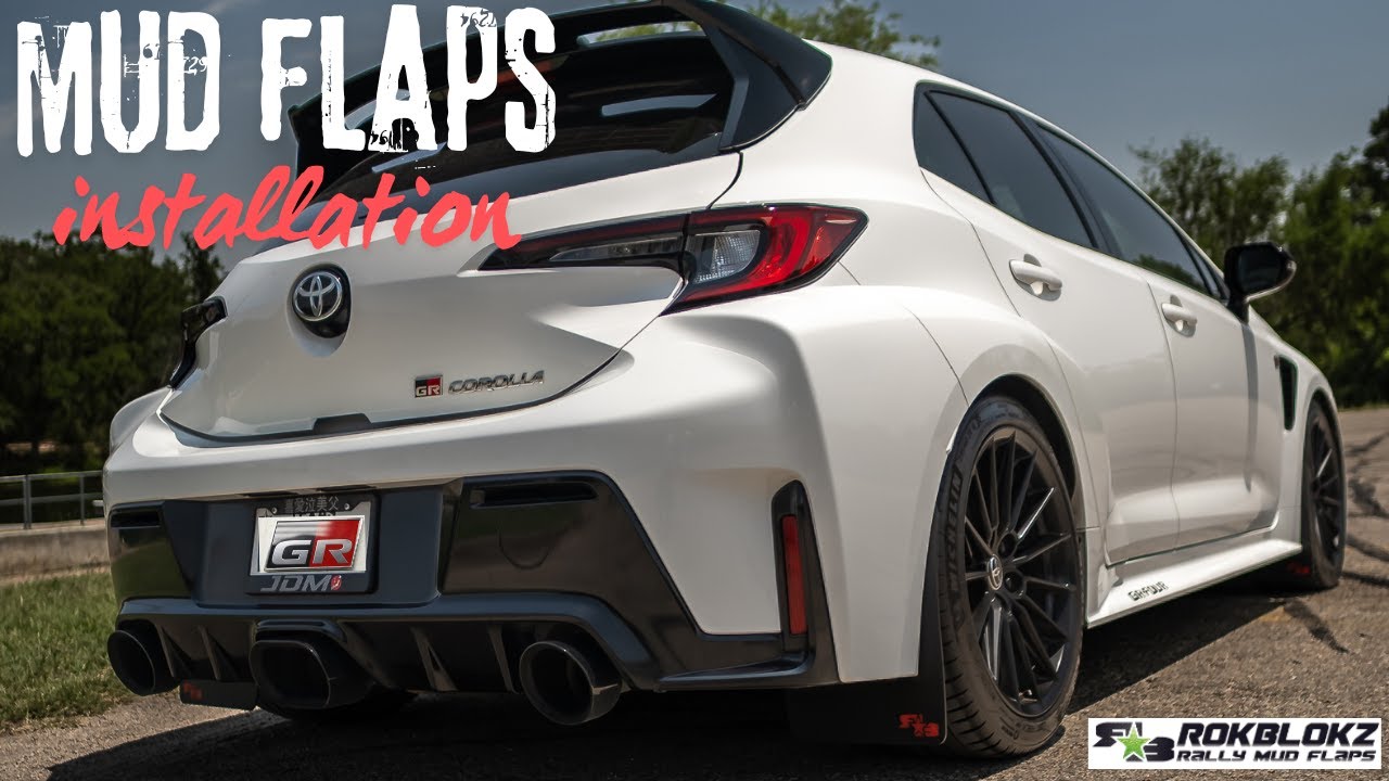 GR Corolla Rally Mud Flaps