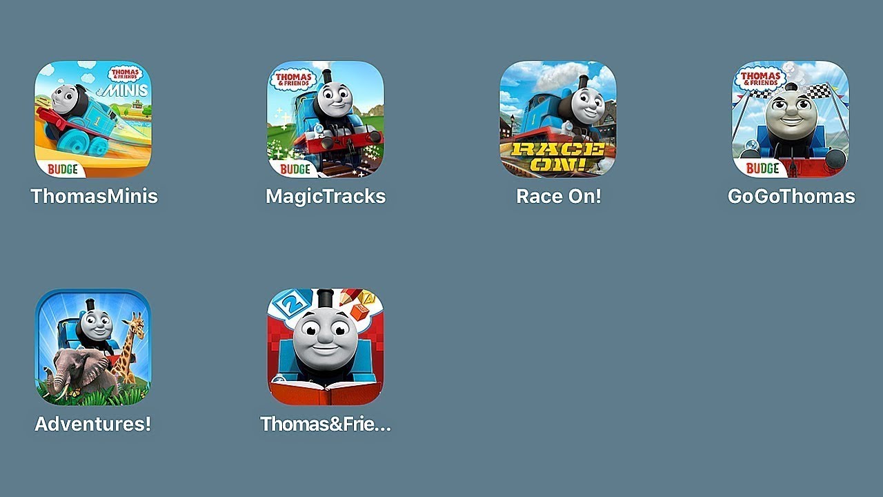 Thomas & Friends Thomas Minis, Magic Tracks, Thomas Race On, Thomas & Friends Go Go Thomas, Race On
