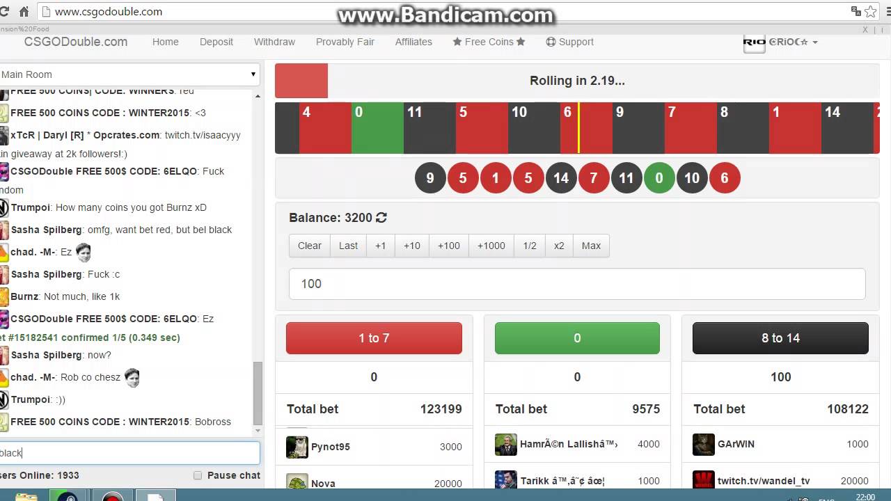 Сатавим на csgodouble !#1