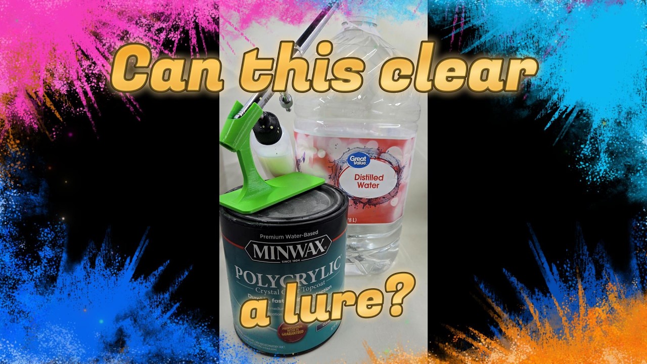 How to use Minwax Polycrylic and UV clear on lures.