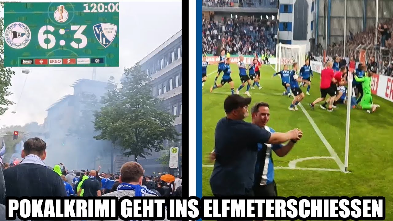 StadionVLOG #47 I Arminia Bielefeld vs. VFL Bochum I Der Pokalkrimi geht ins Elfmeterschiessen