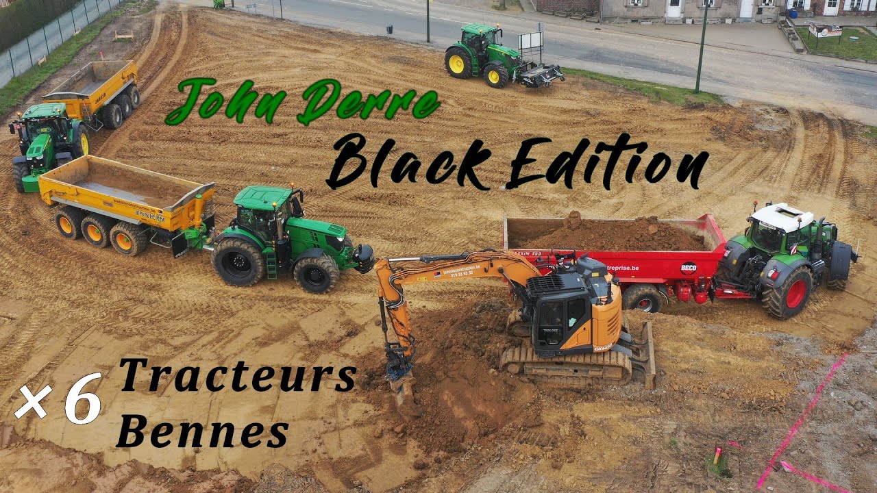 TERRASSEMENT XXL | 6x Tracteurs/bennes | Joassin Construction | LesBFagri's