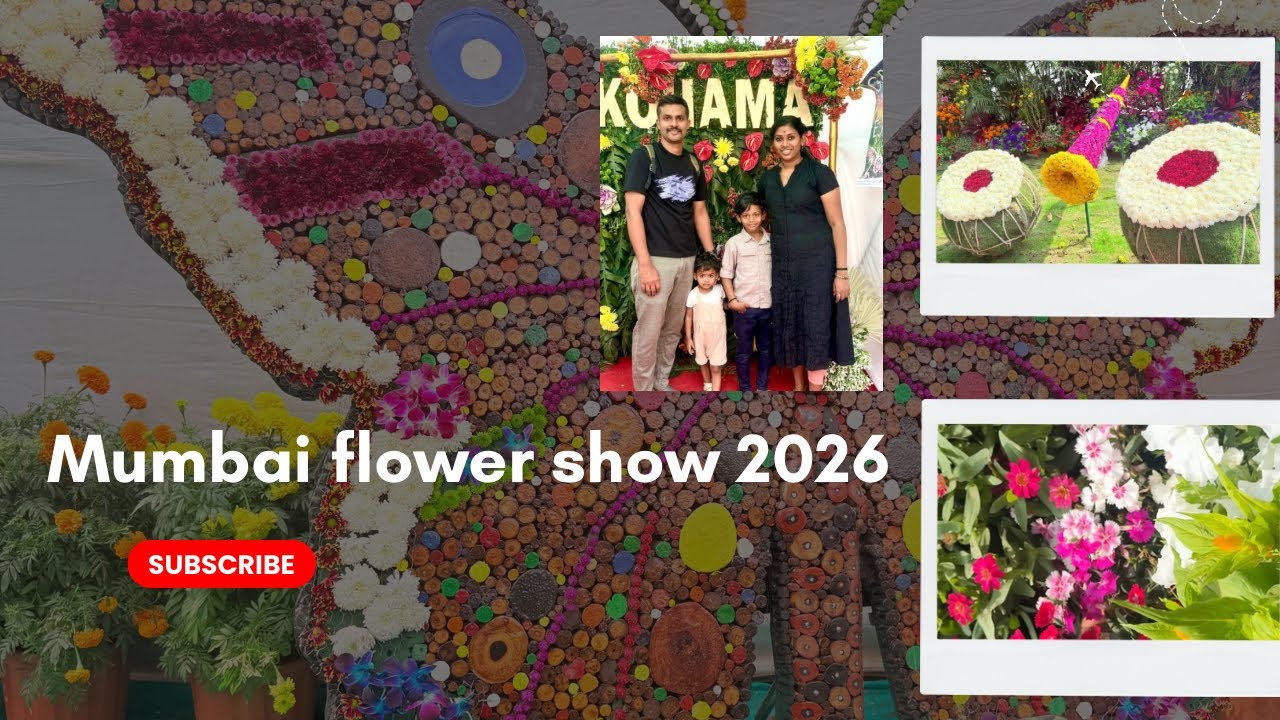 മുംബൈലെ പൂക്കളുടെ വസന്തം 🌼mumbai flowershow2026#mumbai#flowershow#viral 