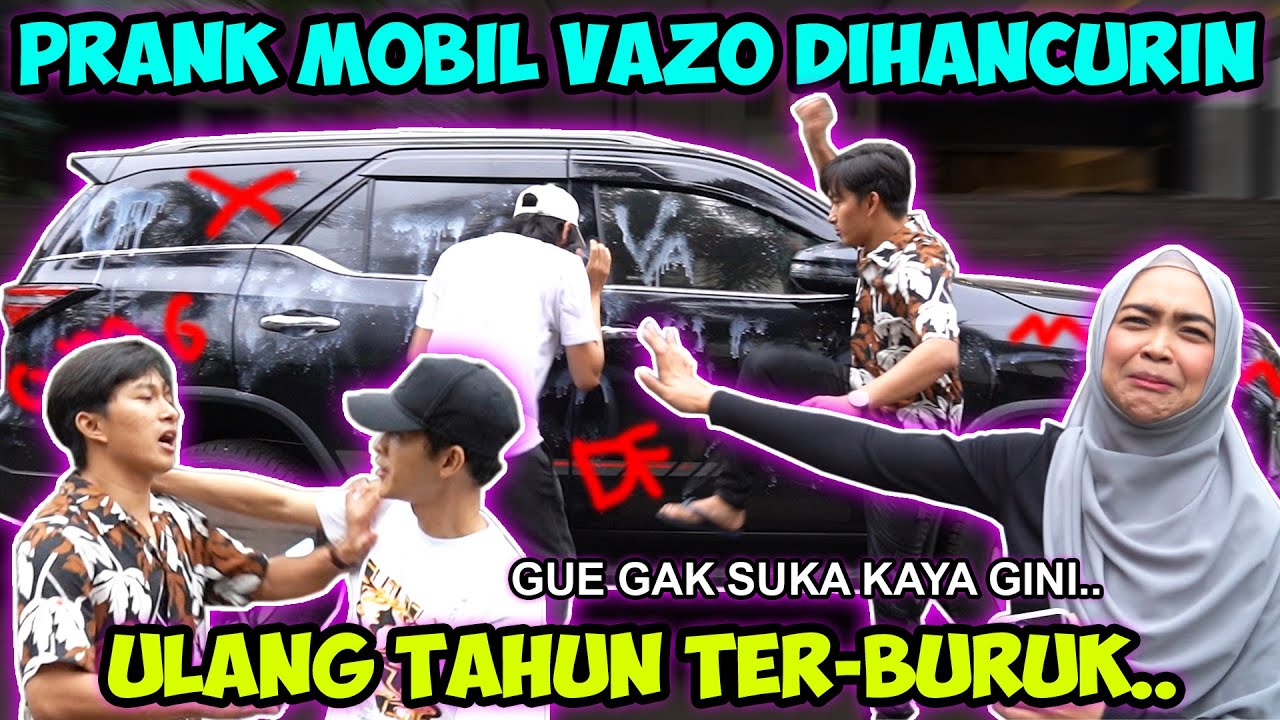 ULANG TAHUN TERBURUK VAZO.. Dia Marah Besar Dikerjain..