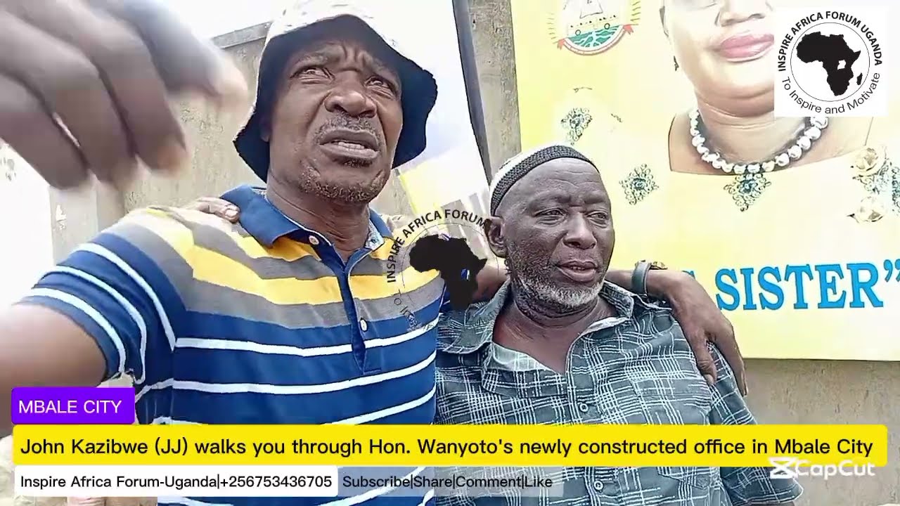 John Kazibwe (JJ) walks you through Hon. Wanyoto's newly constructed offices in Maluku-Mbale City 