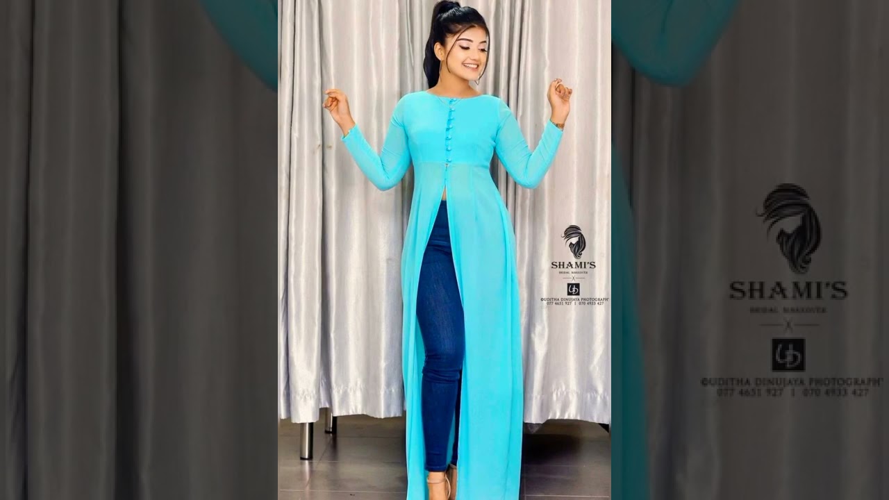 front open kurti design 😊