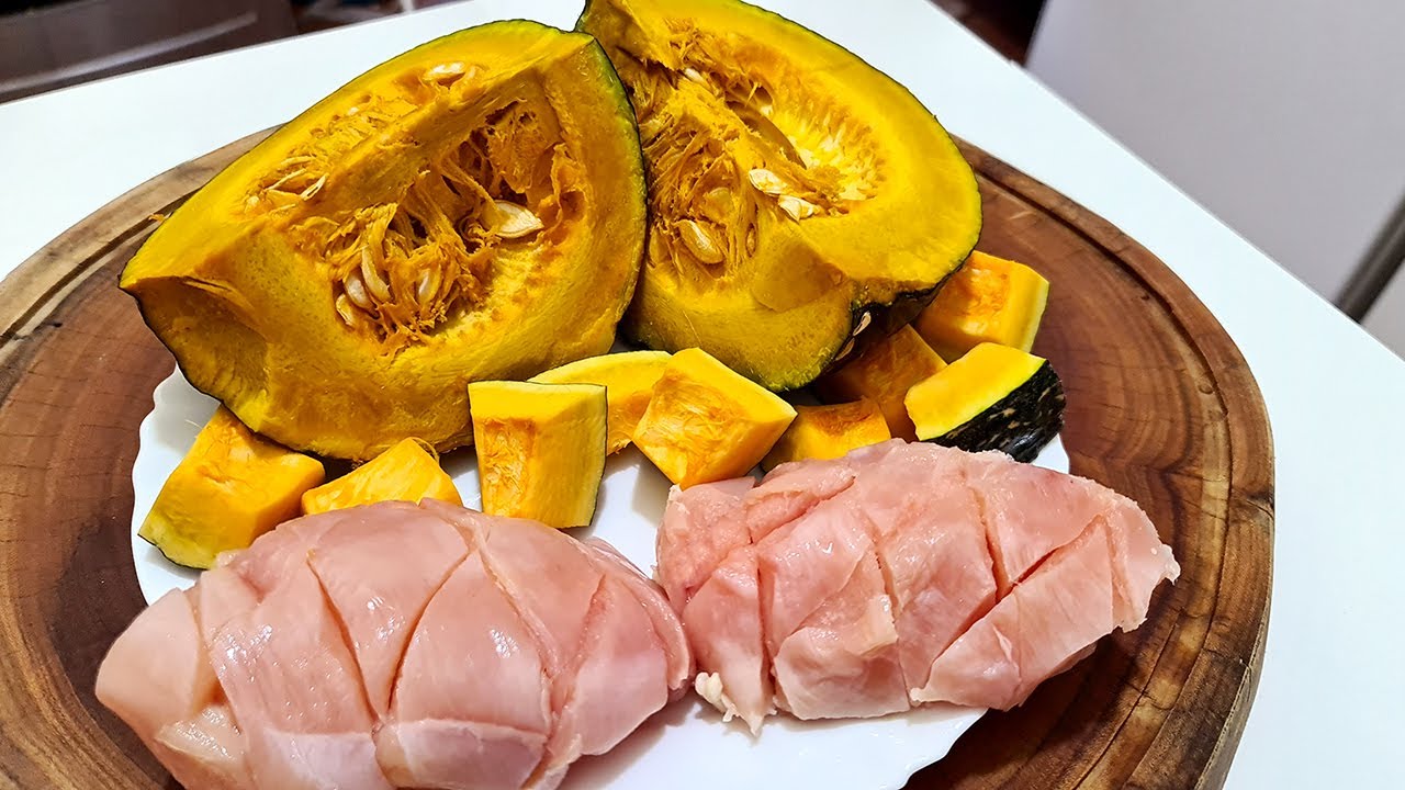 CALDO DE ABOBORA COM FRANGO PARA ESQUENTAR O FRIO