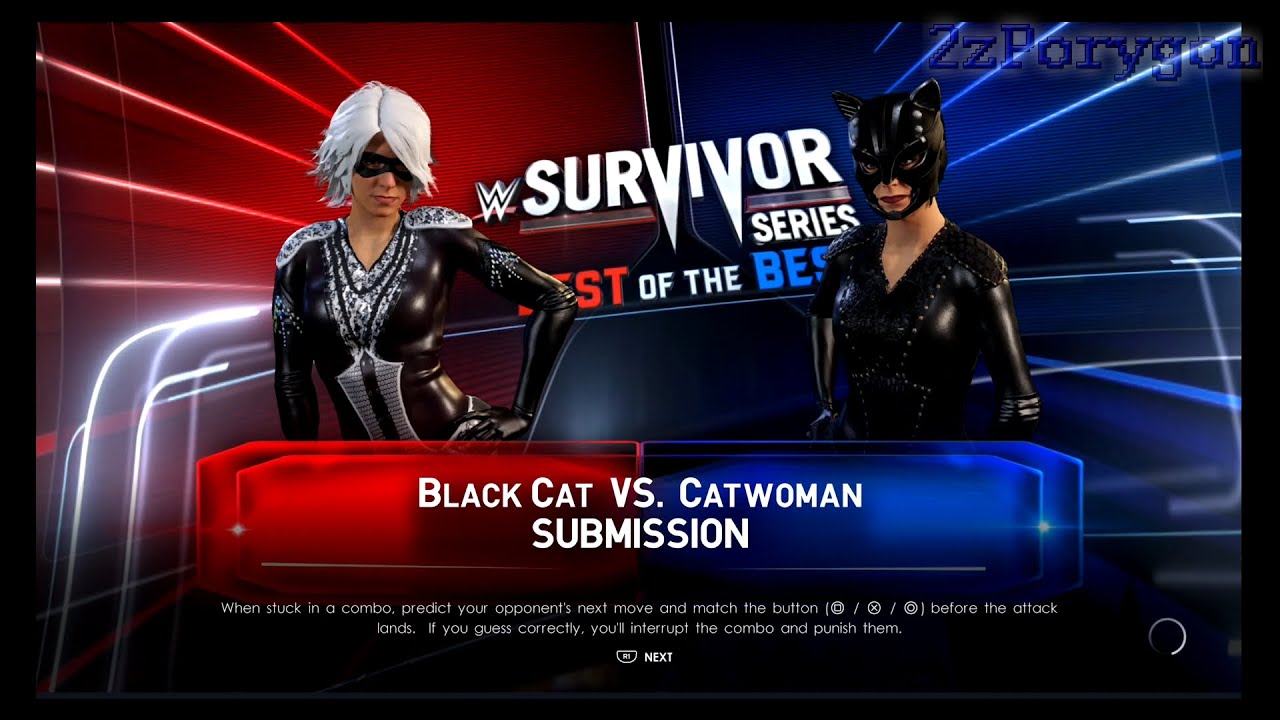 WWE 2K22 | Submission match | Black Cat vs Catwoman