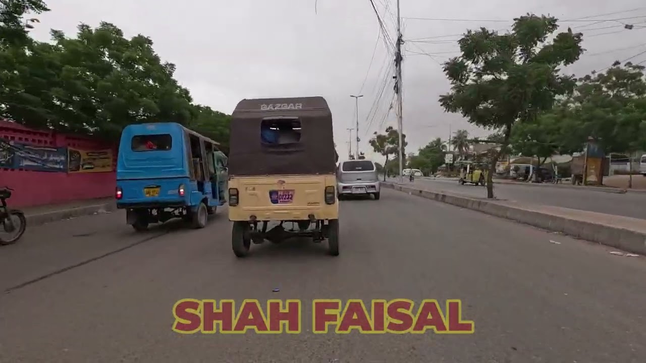 Shah Faisal Town Road | PAF Base Faisal - Malir | #karachi #youtube #shahfaisaltown #travel
