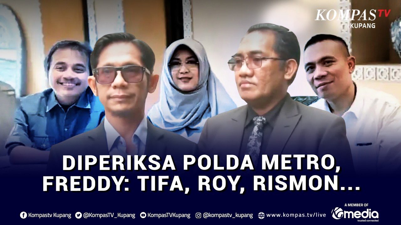 [FULL] Diperiksa Polda Metro Kasus Ijazah Jokowi, Freddy: Kehadiran Saya Akan Perkuat...
