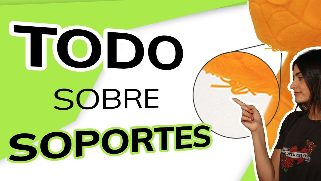 CÓMO SABER CUANDO HAY QUE PONER SOPORTES 3D ► PROGRAMAS Y TIPOS DE SOPORTE