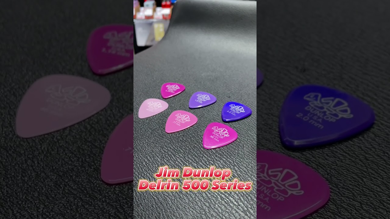 Jim Dunlop Picks Delrin 500 Clean Sound Check #Shorts