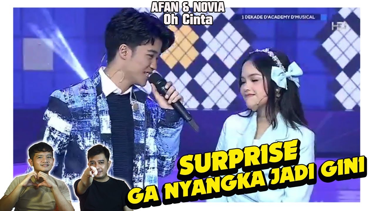 Lagu Oh Cinta jadi beda vibes, Afan & Novia. Yang denger auto kelepek kelepek !!
