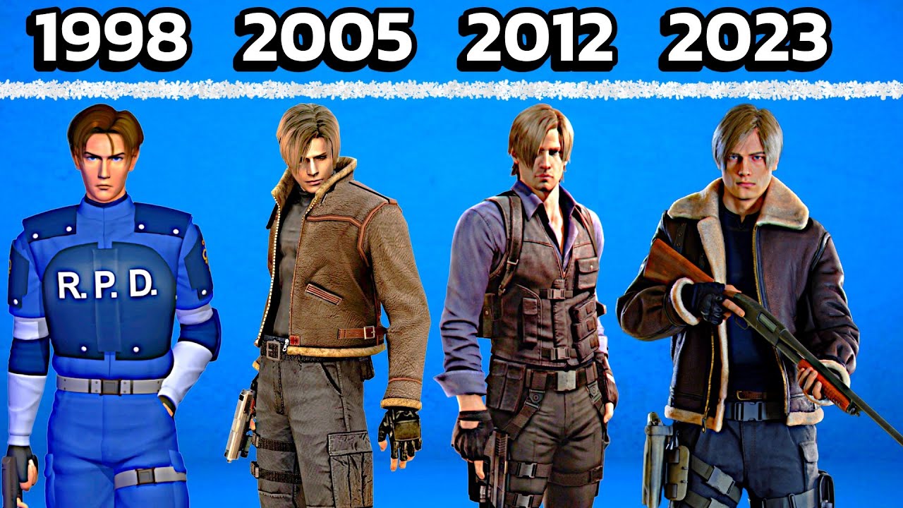 The Evolution Of Leon Kennedy In Resident Evil Games (1998-2025)