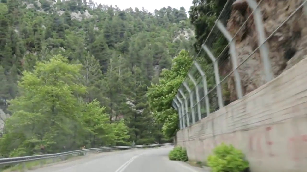 N. Euboea, Greece: Road trip (the route from Prokopi to Halkida)