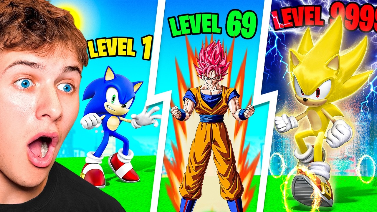 GOKU vs SONIC POWER LEVEL COMPARISON