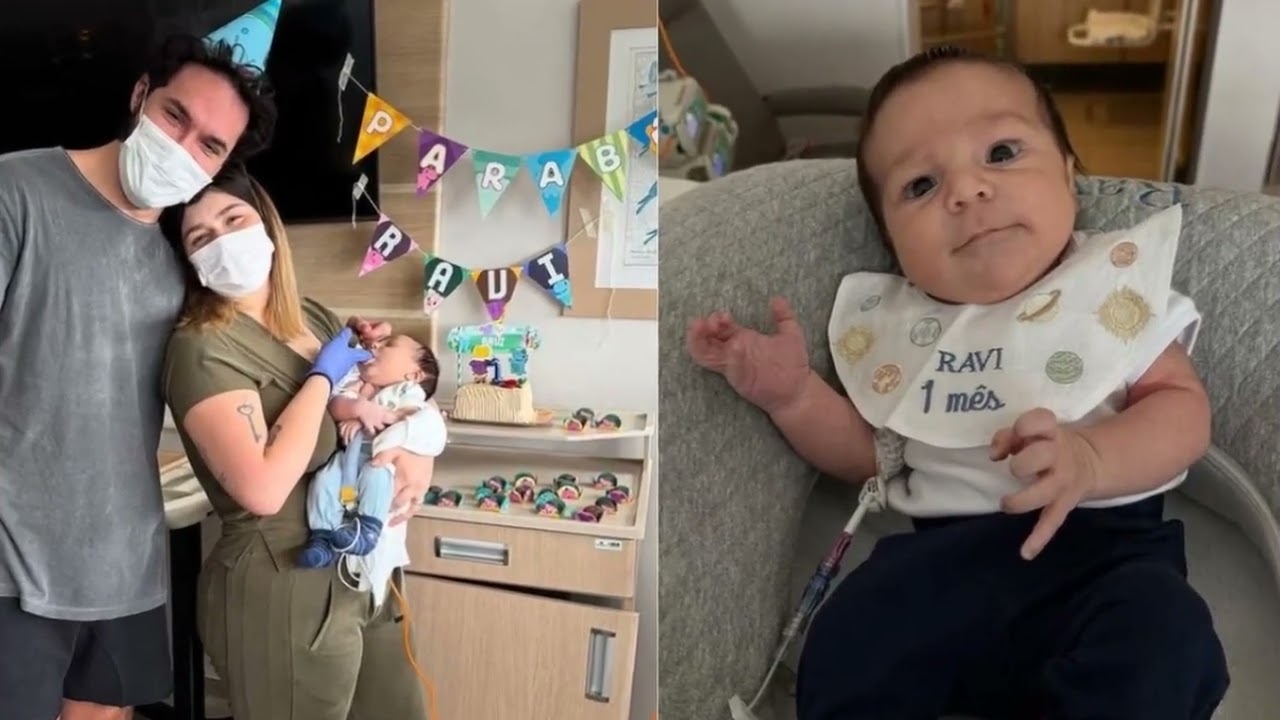 Viih Tube mostra como está a mão do filho Ravi após queimadura de segundo grau
