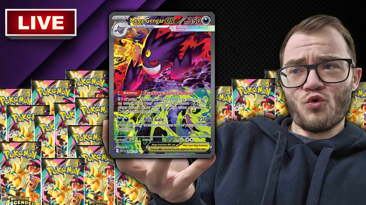 HUNTING FOR MEGA GENGAR! ASCENDED HEROES OPENING