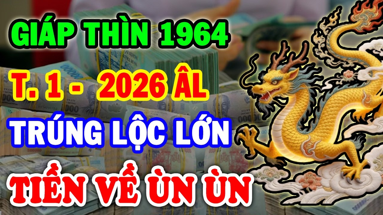 Bước Ngoặt Đại Vận Giáp Thìn 1964 Bất Ngờ TRÚNG LỚN Liên Tiếp Tiền về Ầm Ầm Cực Giàu T.1 ÂL