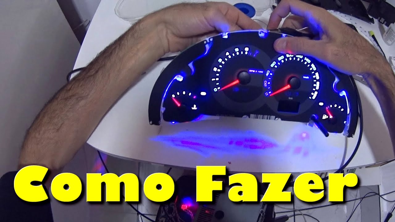 COMO TROCA ILUMINAÇÃO DO PAINEL INSTRUMENTOS COLOCAR LED EXCLUSIVO