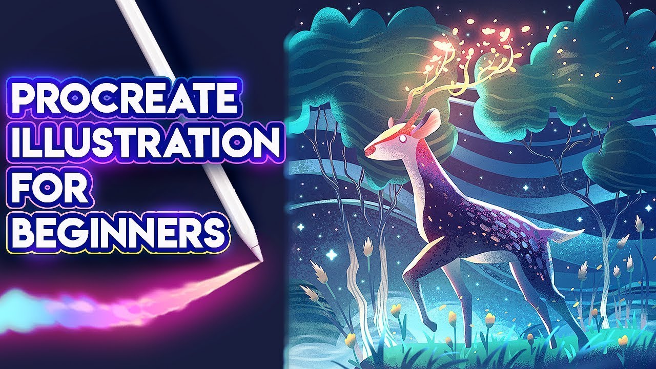 Procreate Illustration for BEGINNERS all my brushes, tools and techniques [+ FREE BRUSH]