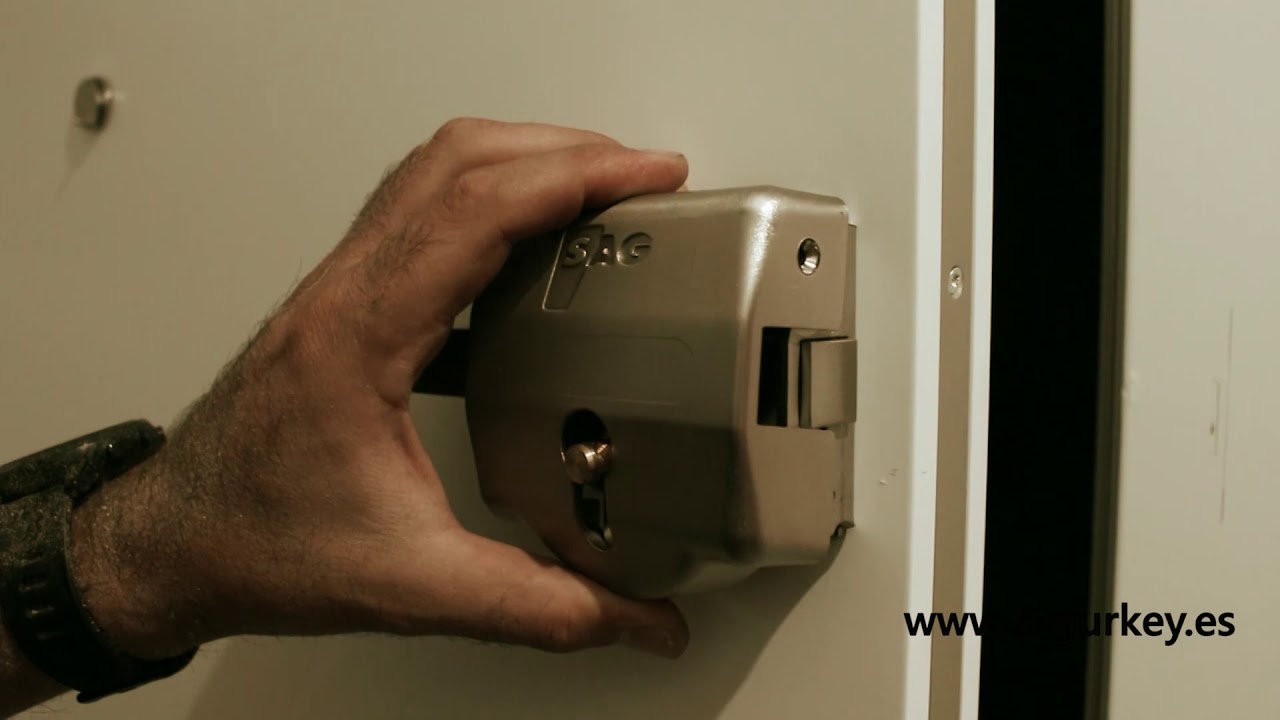 Instalacion Cerrojo SAG EP30 | SEGURKEY.es