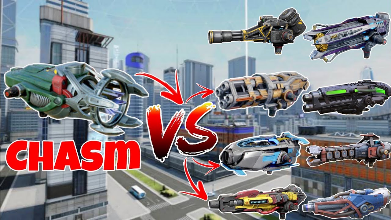🔥New Chasm Vs All Beta Titan Weapons - All Titan Beta Detailed Comparison - war robots This vs That