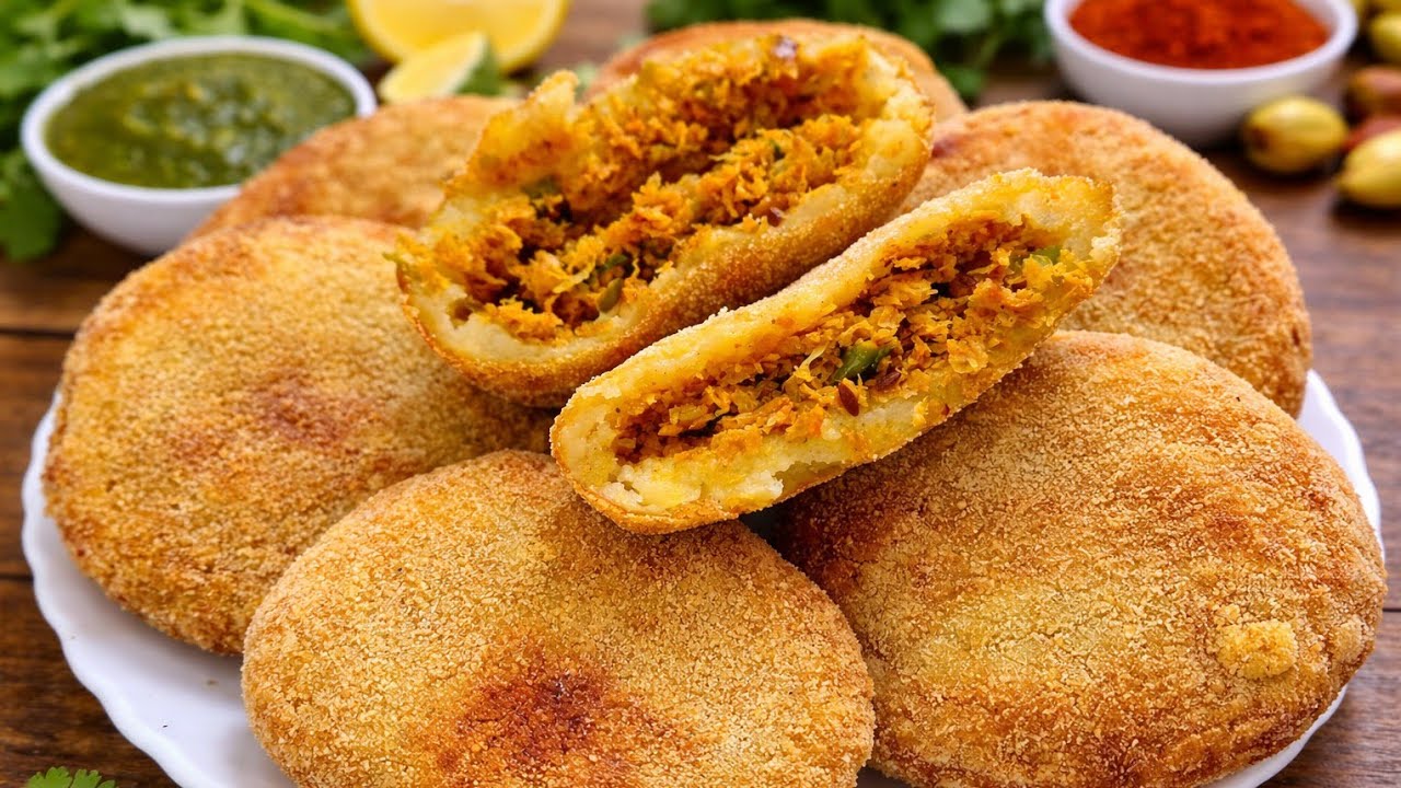 करारी आलू सोया कचौरी | Crispy Aloo Soya Kachori Recipe | Easy Tea Time Snack